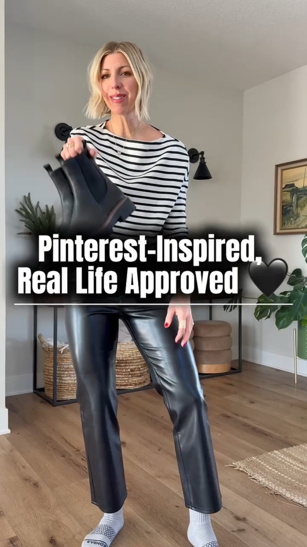 Pinterest-Inspired, Real Life Approved 🖤
This winter look is my go-to for casual days when I still want to feel pulled together.

🔹 Faux leather pants: Adds edge but feels like leggings
🔹 Breton striped top: A classic for a reason
🔹 Cashmere cardigan: Cozy, cropped, & polished
🔹 Chelsea boots: Comfy enough for errands, chic enough for dinner
🔹 Minimal accessories: Just a great bag and layered gold

Every piece is easy to mix, match, and repeat — no overthinking required.
Linked everything for you below. 🖤


#LTKmomlife #LTKHoliday #LTKootd