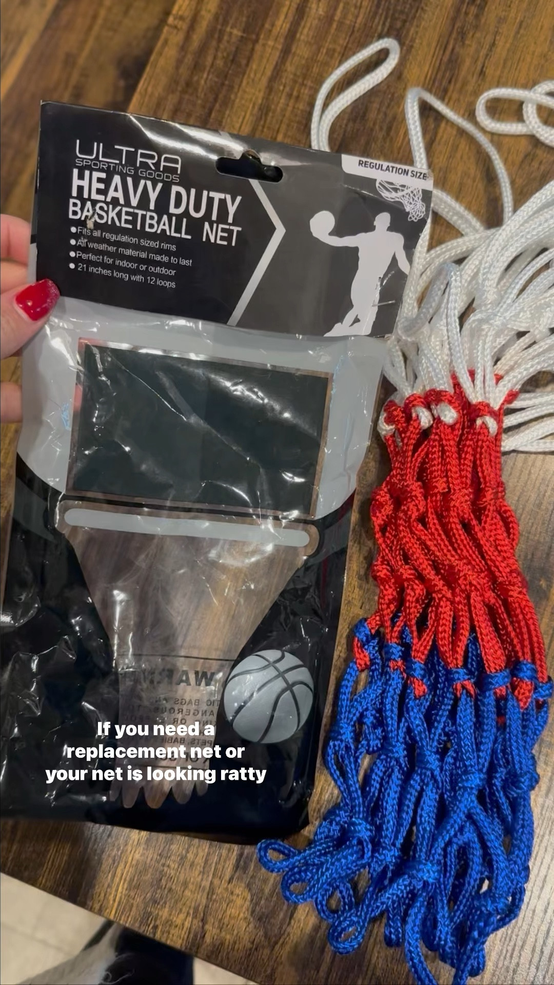 Replacement Basketball Net
We needed a new net and this one is perfect! It’s super high quality and thick. Regulation size and patriotic colors! I love how affordable it is!

#LTKkids #LTKHoliday