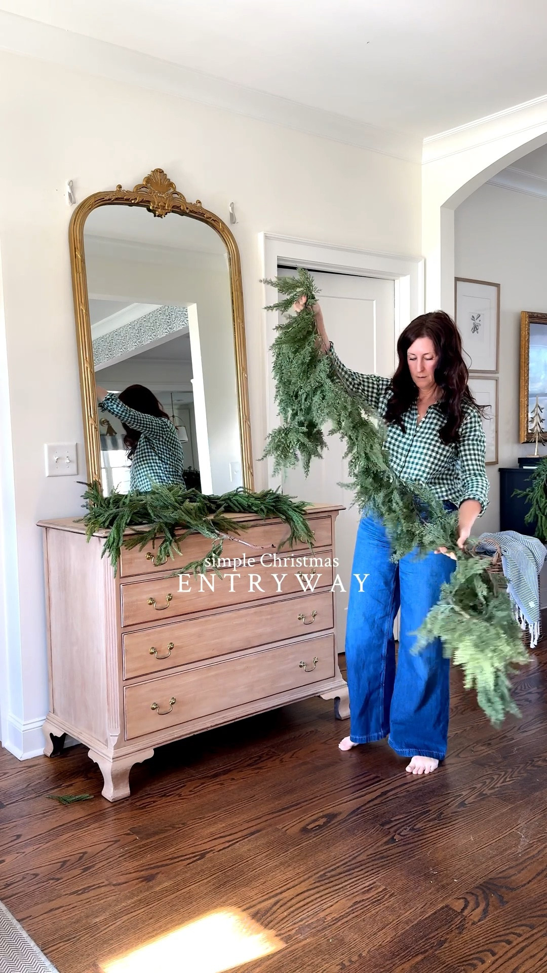 Christmas decor for the entryway 

#LTKHome #LTKSeasonal #LTKHoliday