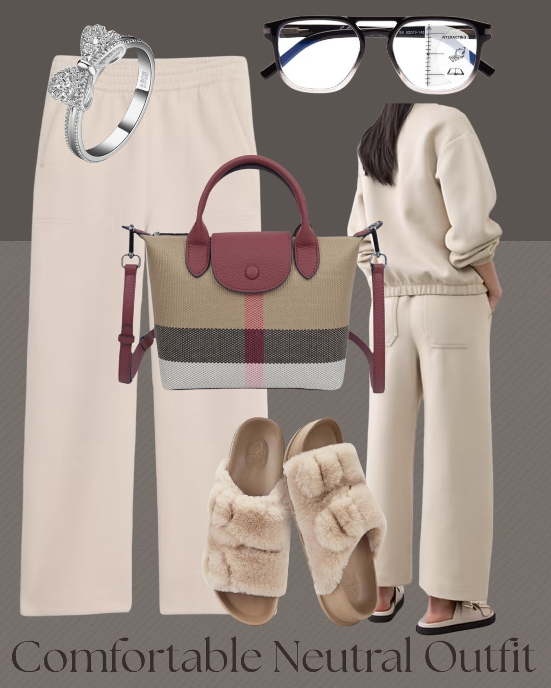 Comfortable neutral outfit that works for real life and travel days.
The matching set keeps things easy, the soft slides feel amazing on your feet, and the neutral tote ties everything together without overthinking it.

#LTKStyle #LTKCasual #LTKLoungewear #LTKTravel #LTKAccessories #LTKFinds


#LTKootd