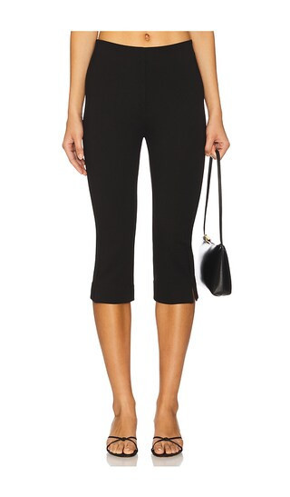 Geel Cooper Capri Pant in Black. - size S | Revolve Clothing (Global)