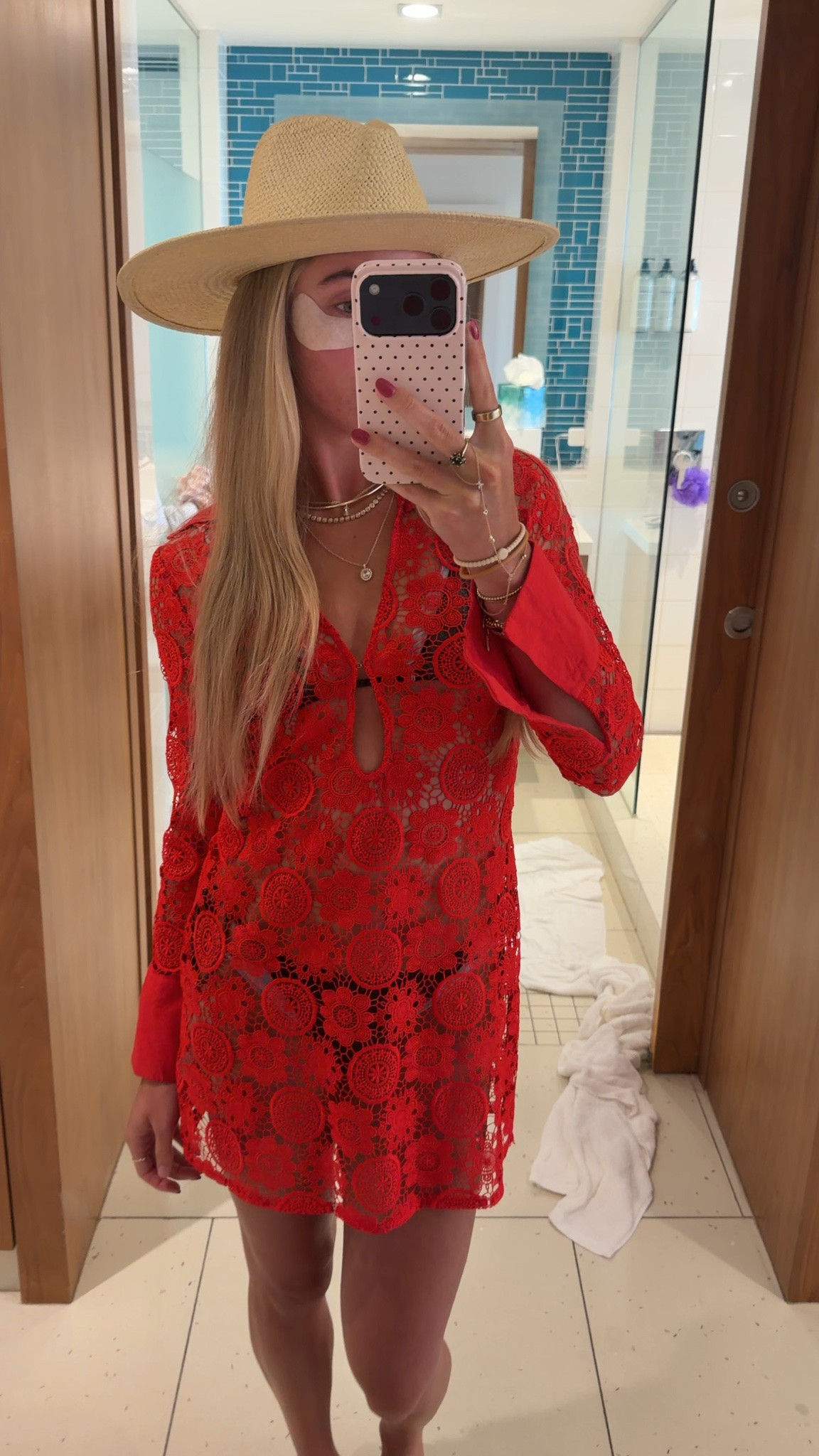 My coverup is a favorite rental outfit of mine it’s from @renttherunway  my code is RTRXSVOSEN50. Collared Mini Cover Up Dress Ronny Kobo x RTR. my hat is @gigipip  the straw wide brim hat. My bikini is from amazon.

#LTKootd #LTKTravel #LTKSwim