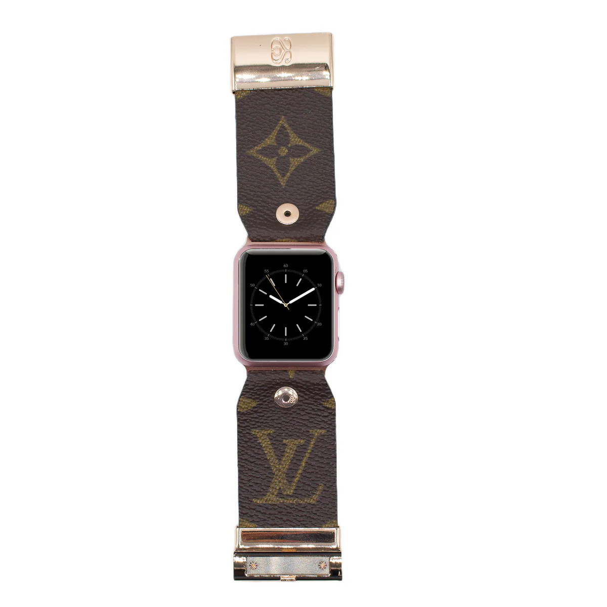 Upcycled LV Monogram Watchlet with Logo | Sparkl