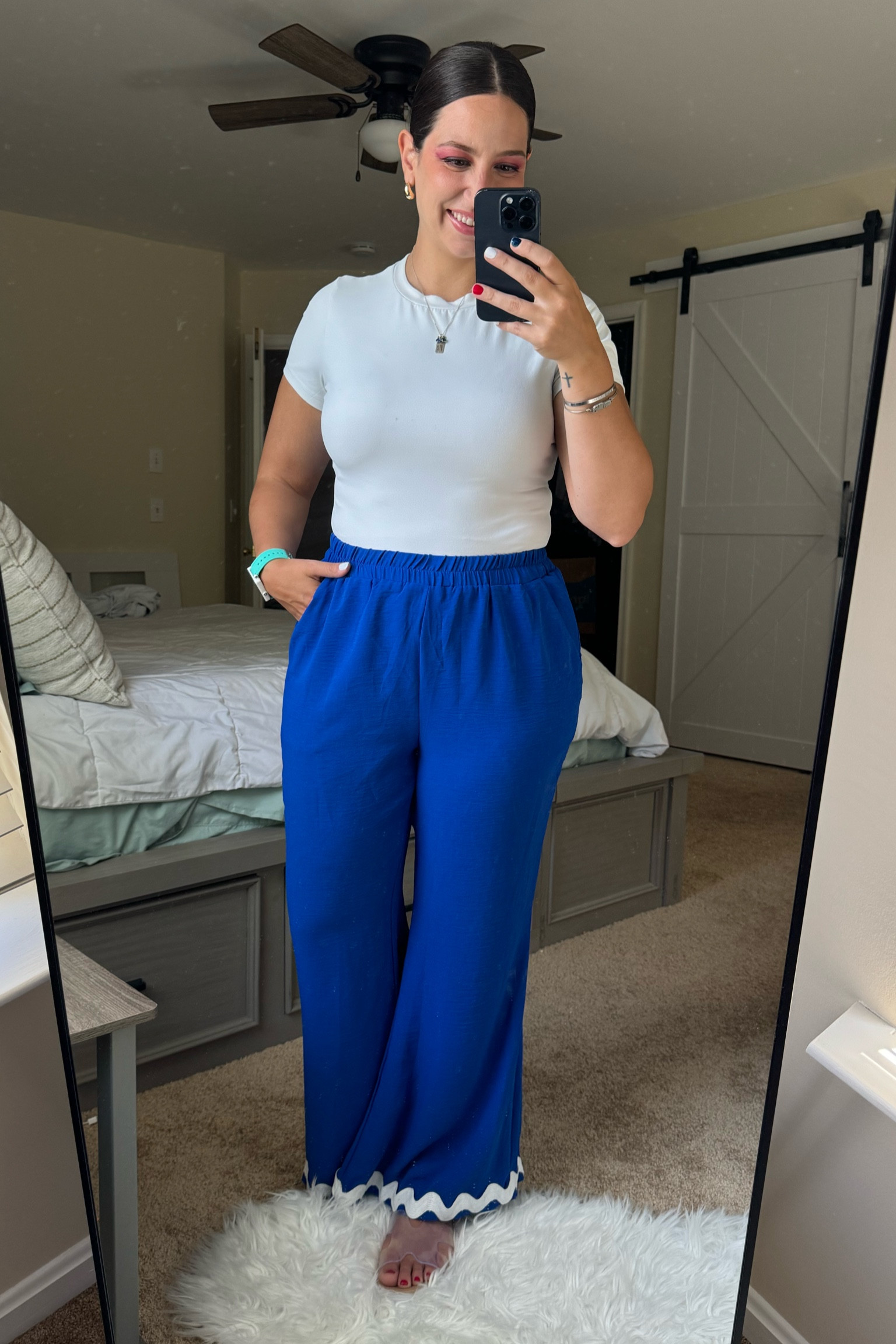 My 4th of July Outfit! These pants are part of a set. I chose just to wear the pants for today. 

#LTKMidsize #LTKStyleTip #LTKSeasonal