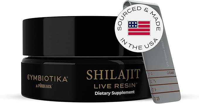 CYMBIOTIKA Pure Himalayan Shilajit Resin with Elemental Gold, Fulvic Acid, 84+ Trace Minerals, Di... | Amazon (US)