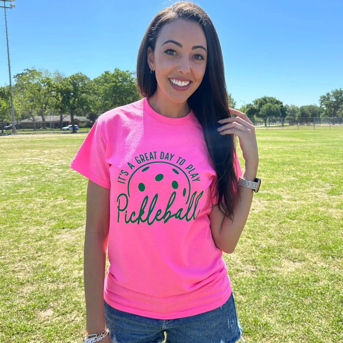 It's a Great Day to Play Pickleball Tee | Shop Baseball, Y'all