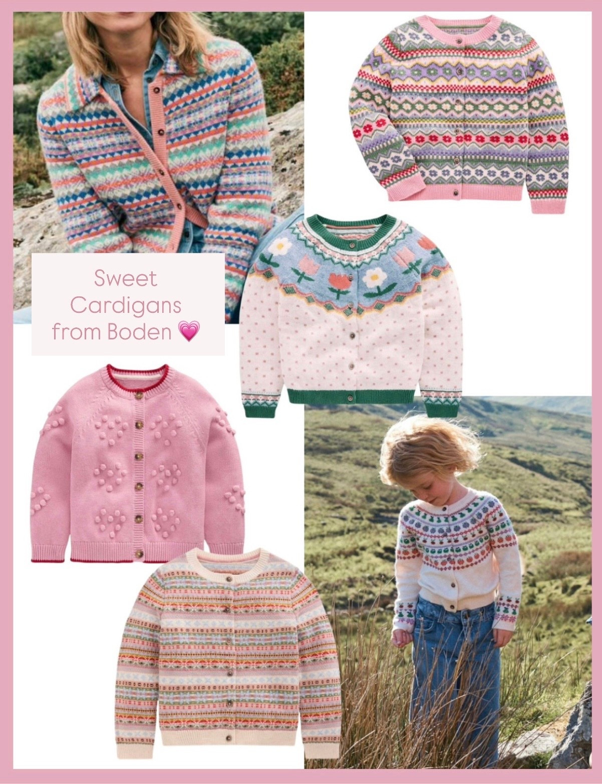 Boden fair isle cardigans 

#LTKKids #LTKSaleAlert
