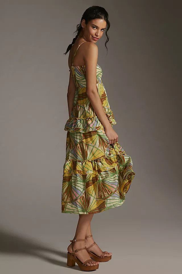 Mare Mare x Anthropologie Smocked Bodice Midi Dress | Anthropologie (US)