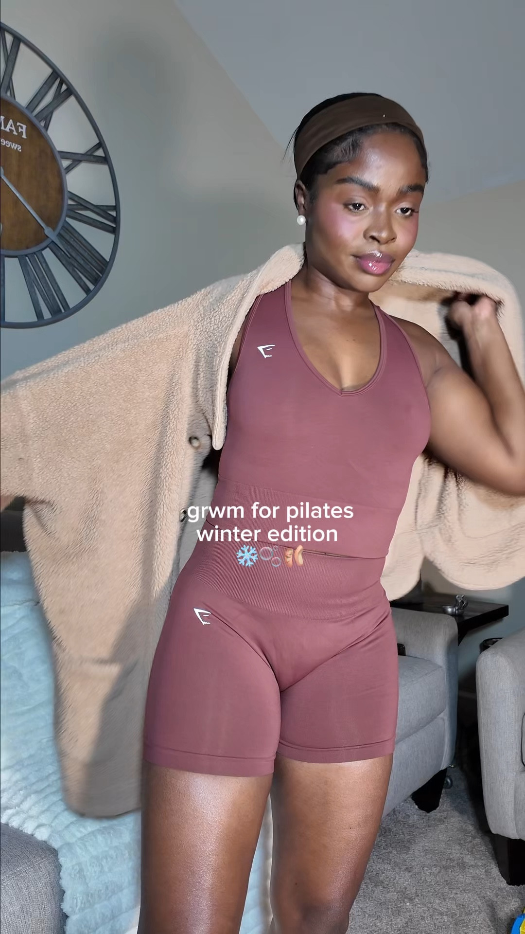Pilates winter ootd