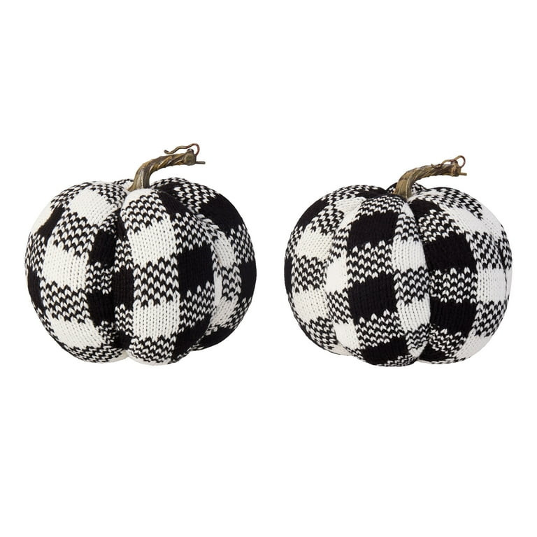 Way To Celebrate Set Of 2 Sweater Pumpkins | Walmart (US)