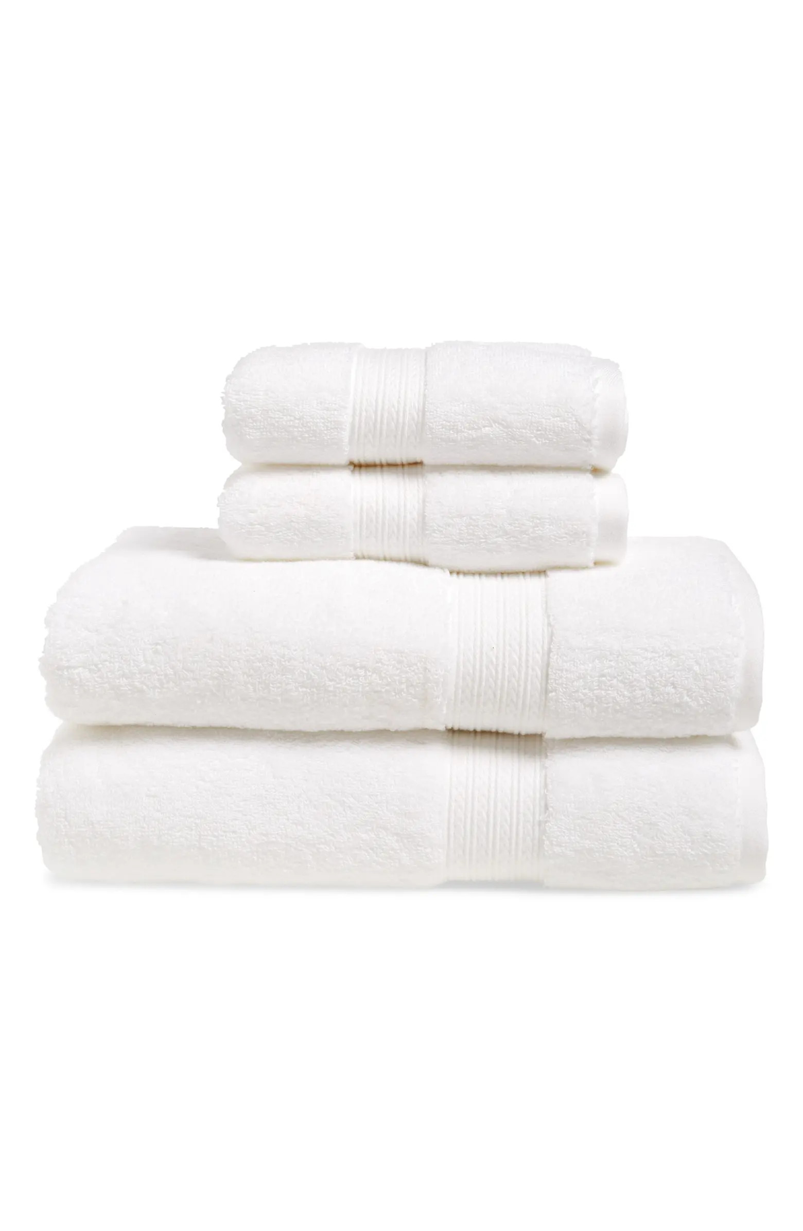 4-Piece Cotton Bath Towel & Hand Towel Set | Nordstrom