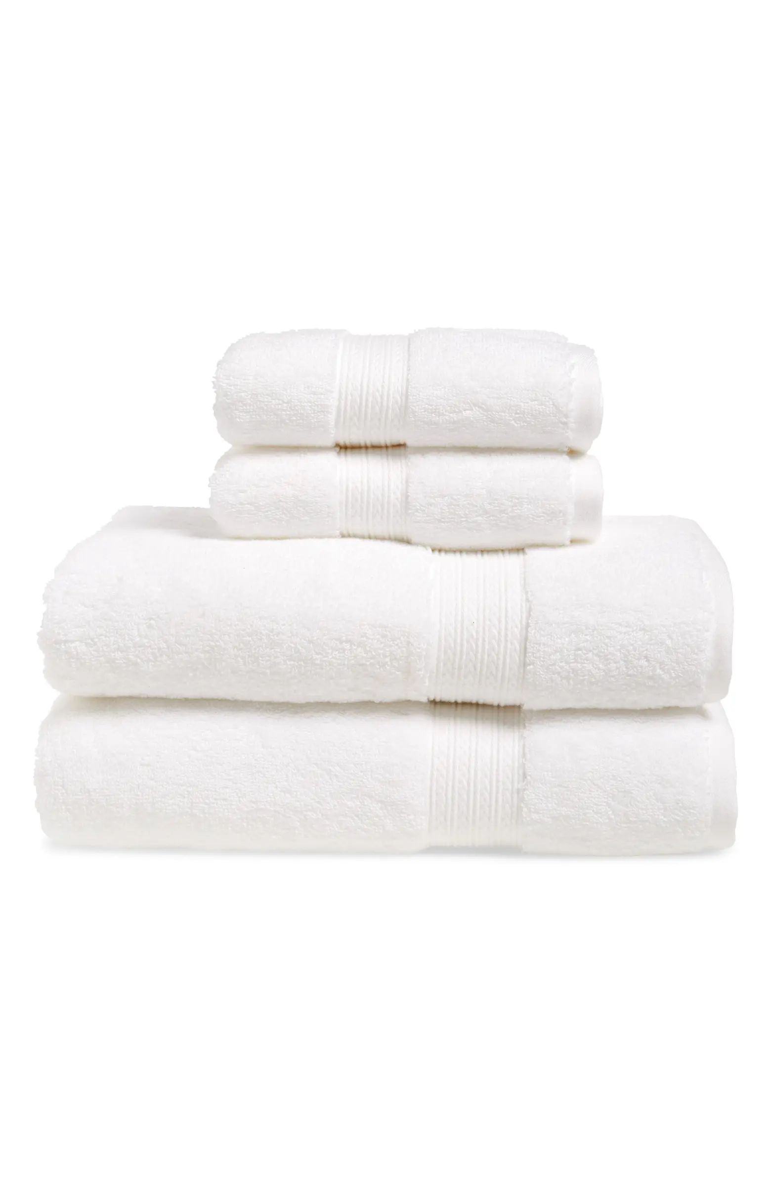4-Piece Cotton Bath Towel & Hand Towel Set | Nordstrom