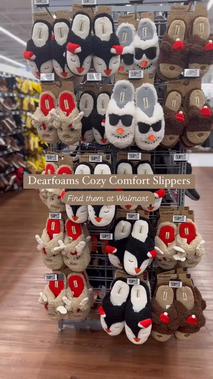 I am OBSESSED with how comfy these slippers are from @dearfoams. The best part is that you can find them at @walmart in-store or online for a super reasonable price. I love that they’re also slip resistant and machine washable. If you haven’t grabbed some already, treat yourself! You won’t be disappointed. 

#DFHolidaySlippers #sponsored #MyDearfoams #christmasslippers #giftguide #christmas