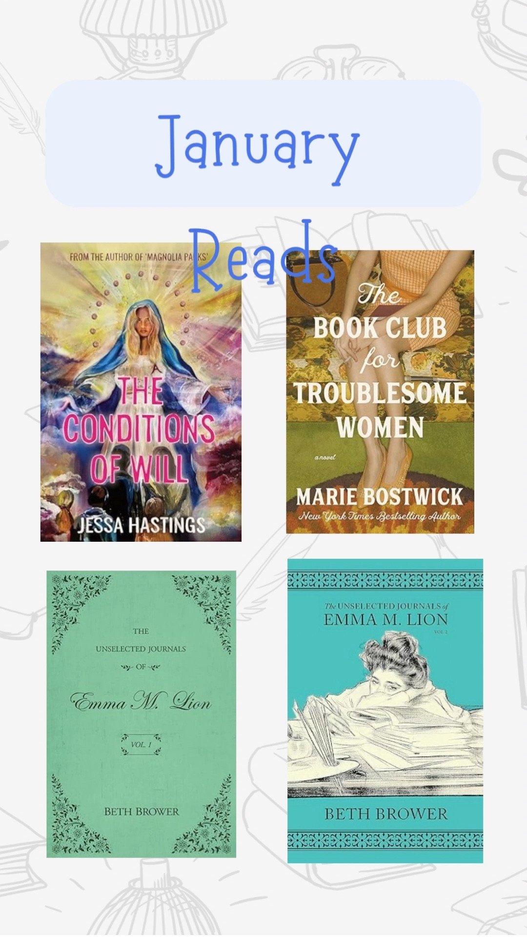 2026 is the year I get back into my reading habits. These are the four books I read this month! 
Have you read any of these?

#LTKselfcare #LTKmomlife #LTKstorytime