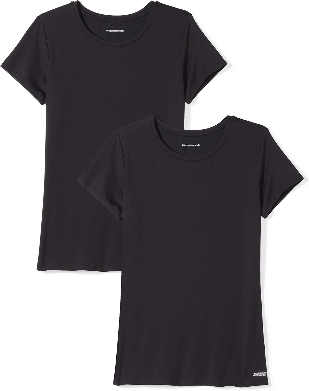 Amazon.com: Amazon Essentials Women's Tech Stretch Short-Sleeve Crewneck T-Shirt (Available in Pl... | Amazon (US)