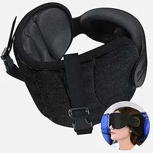 SARISUN Travel Pillows for Airplanes, Stable Head Support, Travel Essential | Airplane Pillow wit... | Amazon (US)