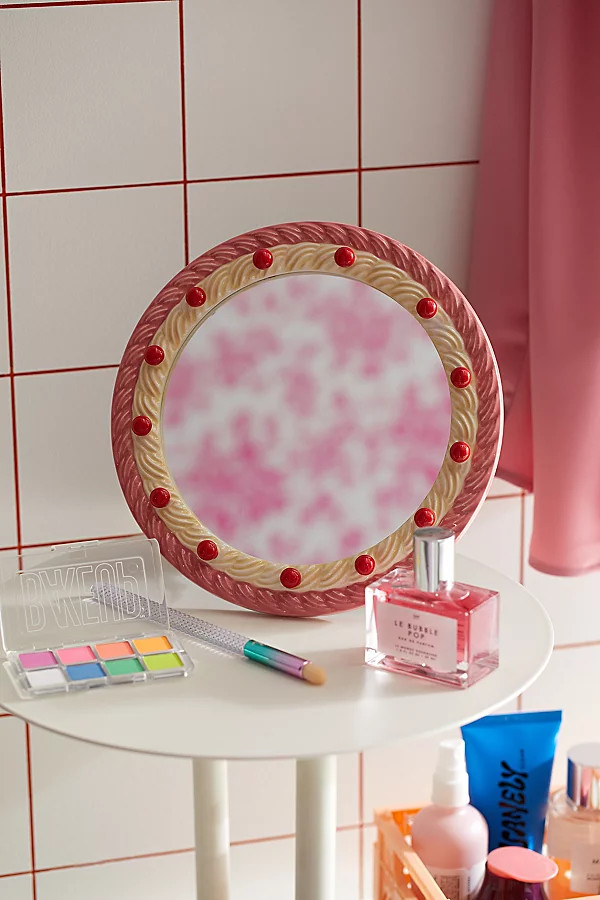 Pretty Shitty Cakes UO Exclusive Round Cake Mirror | Urban Outfitters (US and RoW)