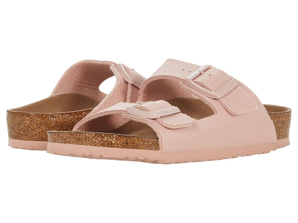 Birkenstock Kids Arizona Vegan (Toddler/Little Kid/Big Kid) (Soft Pink Canvas) Kid's Shoes | Zappos