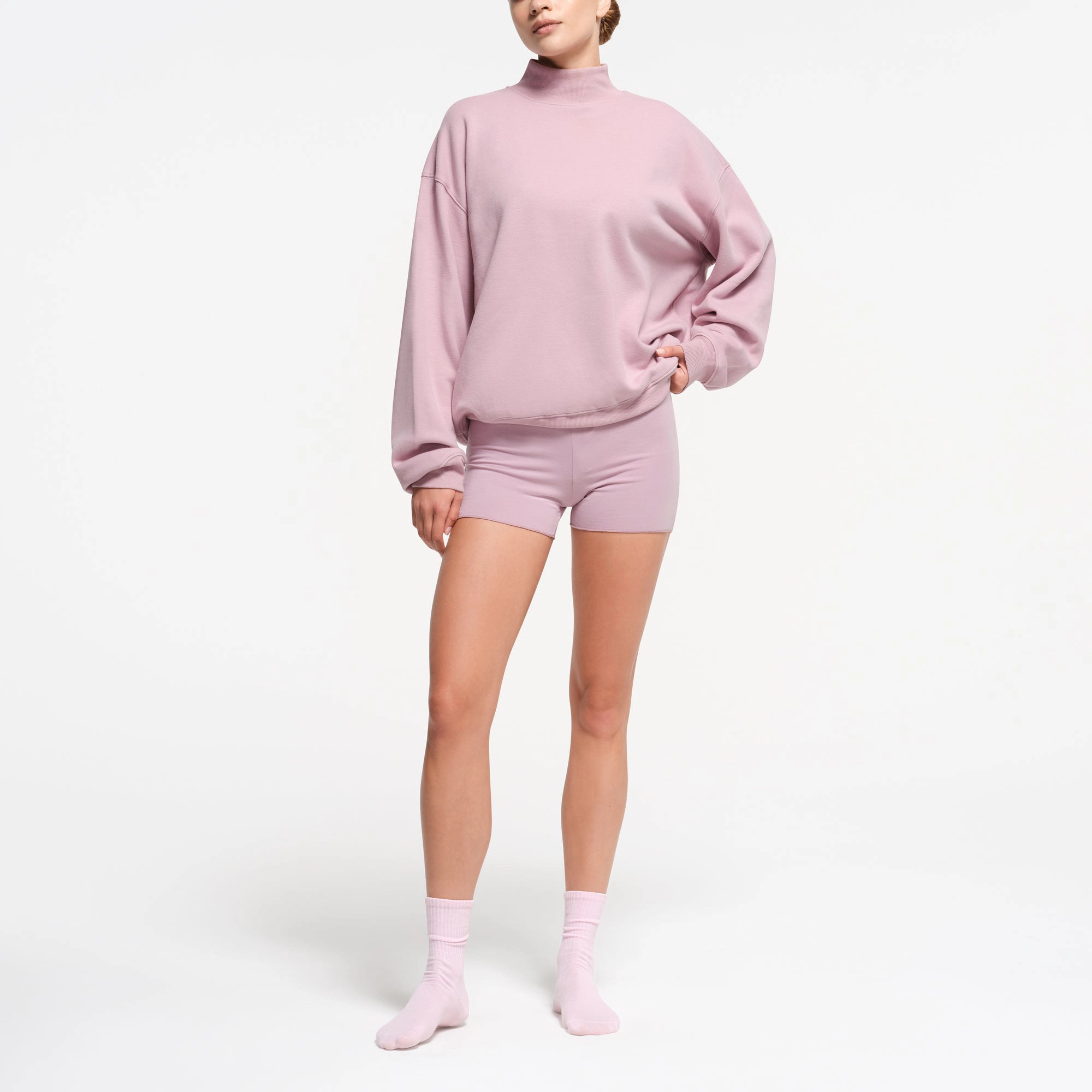 OVERSIZED MOCK NECK PULLOVER | SKIMS (US)