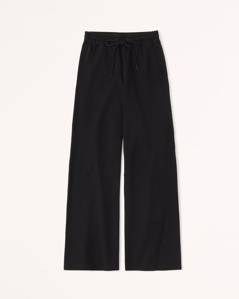 Luxe Terry Wide Leg Sweatpant | Abercrombie & Fitch (US)