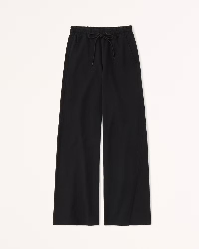 Luxe Terry Wide Leg Sweatpant | Abercrombie & Fitch (US)