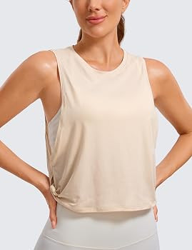 CRZ YOGA Pima Cotton Dropped Armhole Tank | Amazon (US)