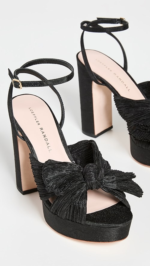 Loeffler Randall Pleated Platform Sandals | SHOPBOP | Shopbop