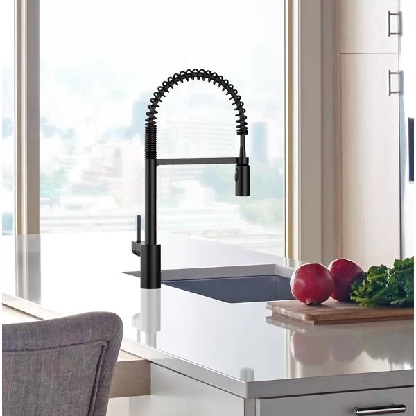 5923BL Align Pull Down Single Handle Kitchen Faucet with Duralock | Wayfair North America