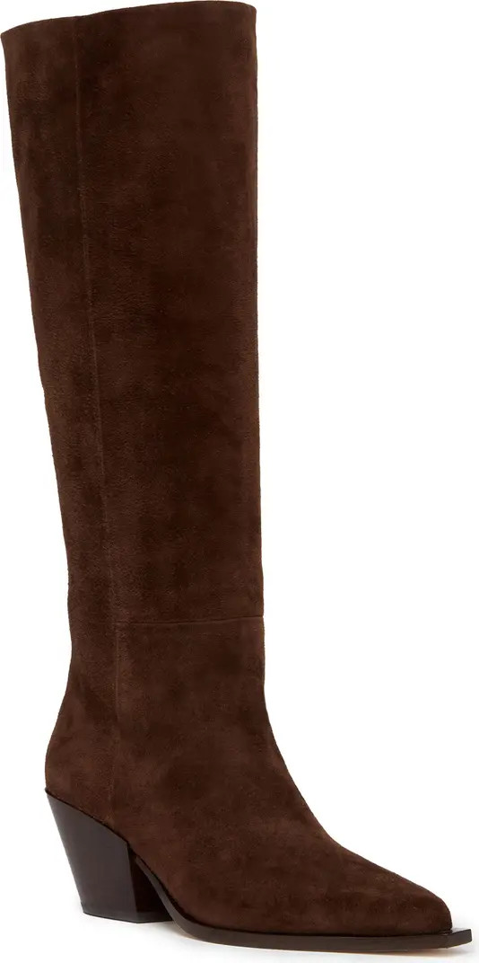 PAIGE Lillian Pointed Toe Knee High Boot (Women) | Nordstrom | Nordstrom