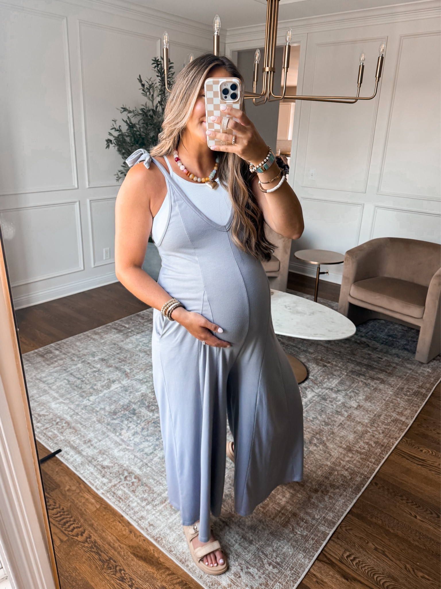 Amazon bumpfriendly jumpsuit I wore at 38 weeks pregnant! Casual and comfy maternity style. 

I sized up one! 



#LTKFindsUnder50 #LTKBump #LTKStyleTip