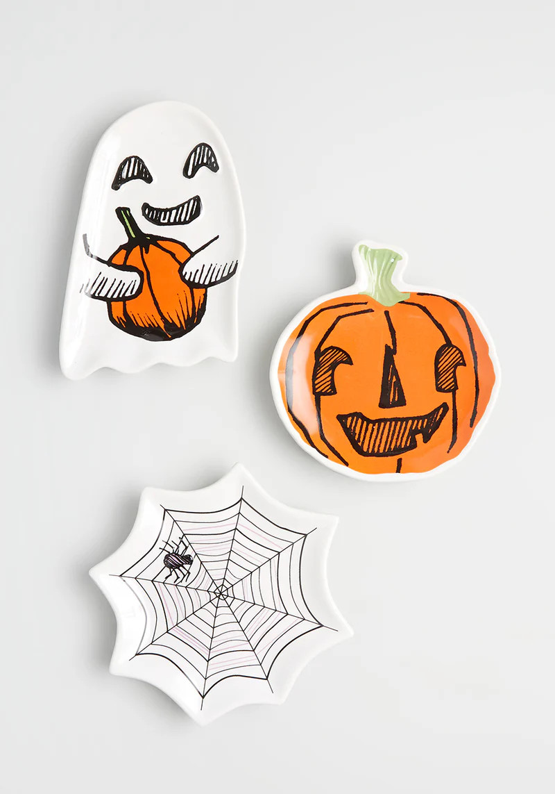 Spooky Sidekicks Ceramic Dish Set | ModCloth