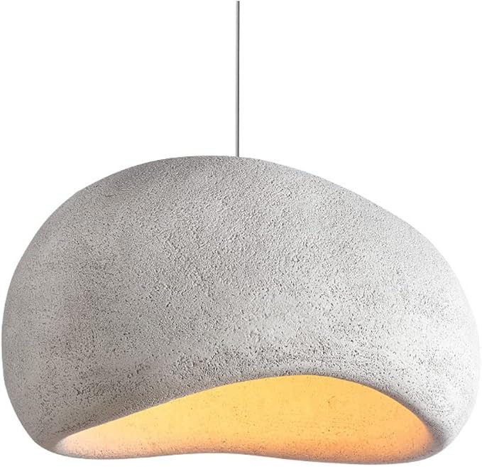 Modern Resin Pendant Light Bedroom Living Dining Room Hall Japanese Wabi-Sabi Style Led Chandelie... | Amazon (US)