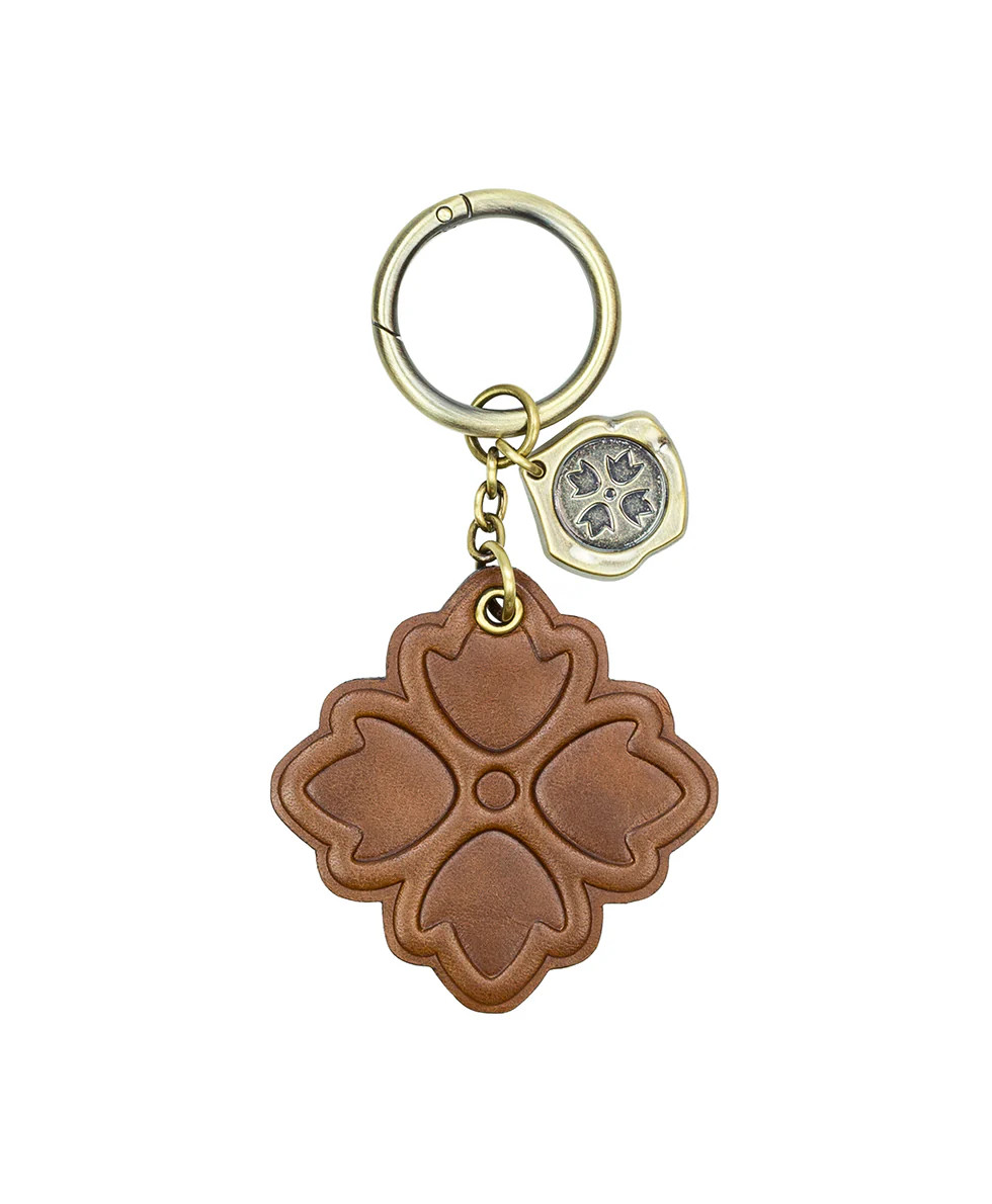 Floret Bag Charm - Cognac | Patricia Nash Designs