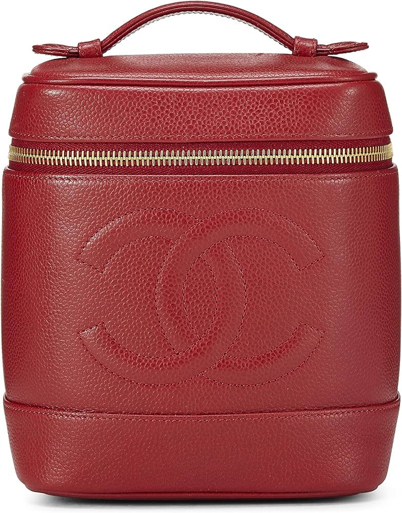 Amazon.com: Chanel, Pre-Loved Red Caviar Timeless Vanity, Red : Clothing, Shoes & Jewelry | Amazon (US)