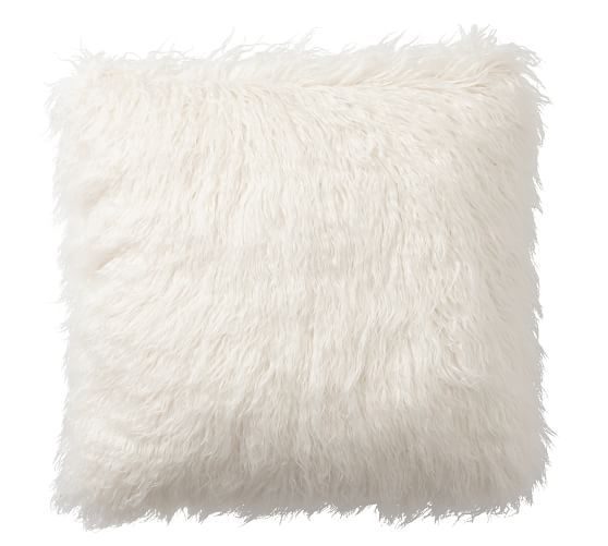 Faux Fur Mongolian Pillow Covers | Pottery Barn (US)