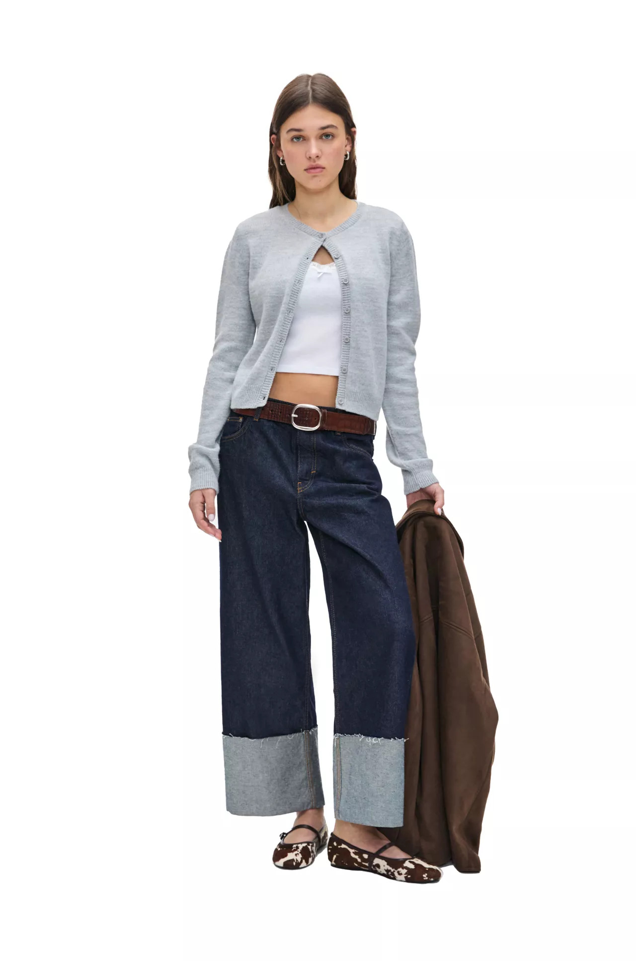 Buttoned cardigan | PULL and BEAR UK