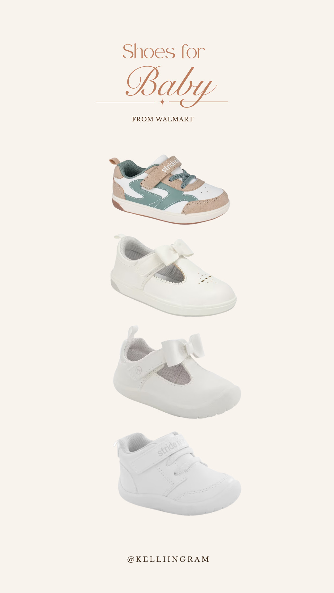 The sweetest little shoe finds for baby. These are the pairs I'd reach for when getting baby dressed for everyday outings, special moments, and everything in between. 🤍 

 #LTKxWalmart #LTKootd #LTKKids