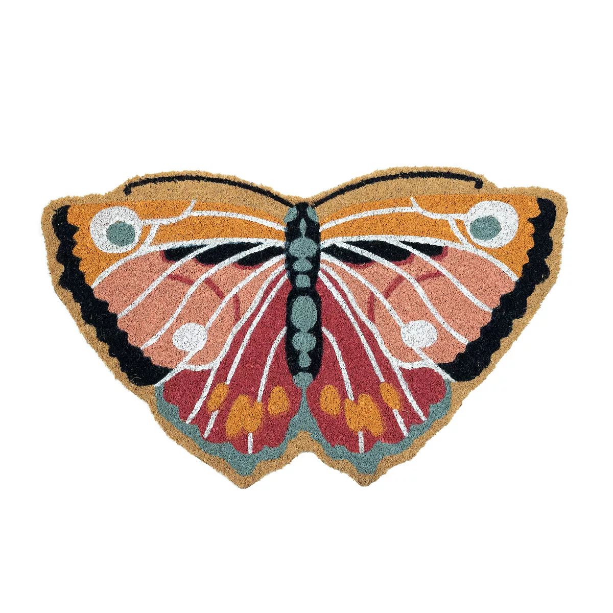 Celebrate Together™ Spring Coir Butterfly Shaped Doormat | Kohl's
