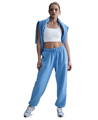 Women's Sportswear Club Fleece Mid-Rise Oversized Sweatpants | Macy's