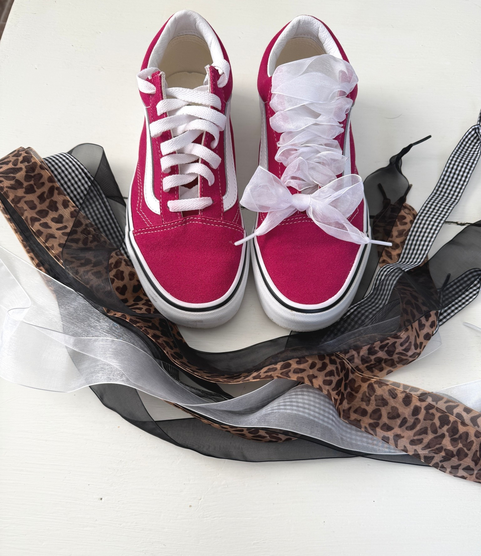 New shoe laces on my sneakers.  
These come in 4 diff patterns/colors  

#LTKOver40