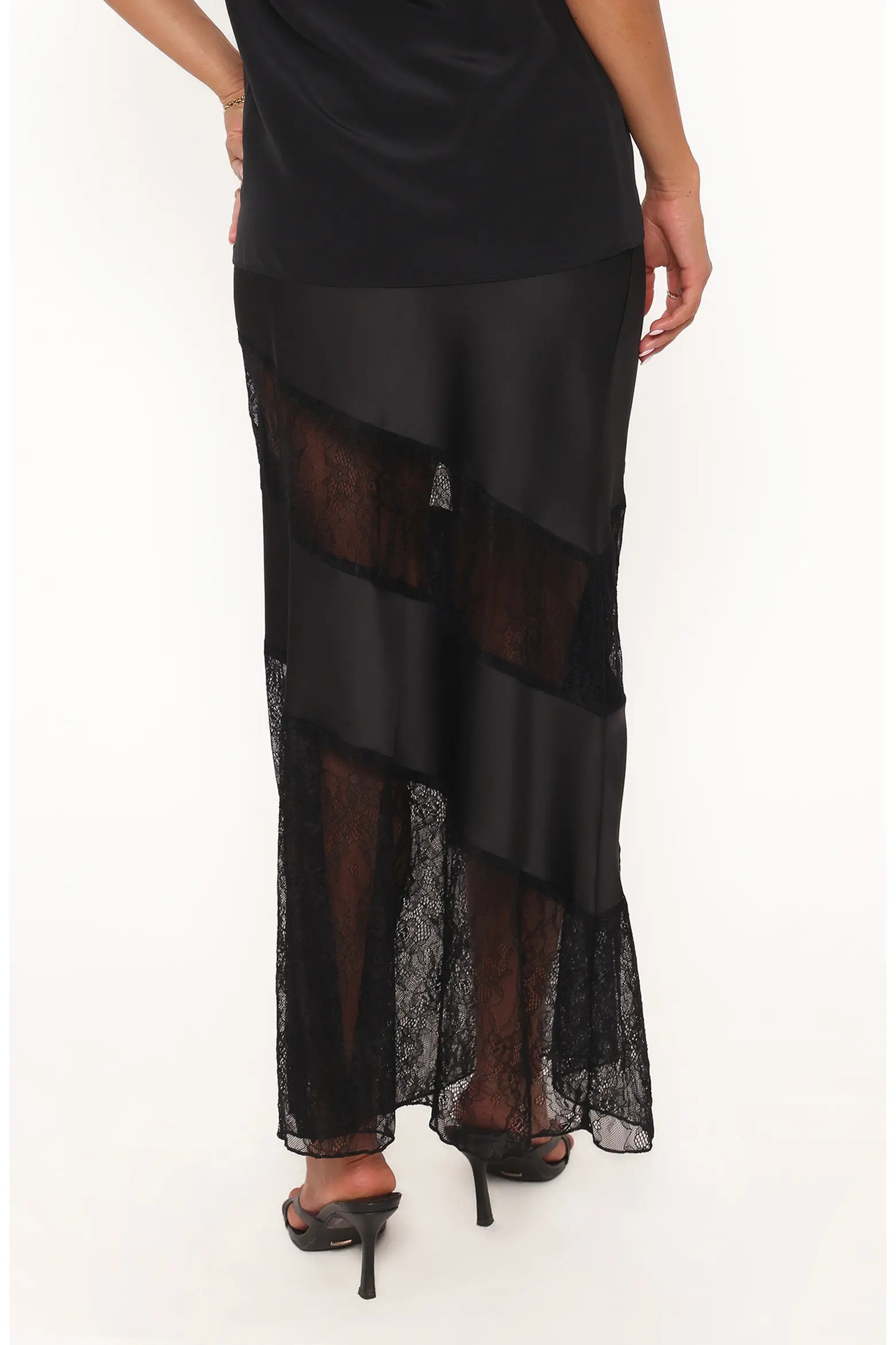 Petal & Pup Winona Lace & Satin Maxi Skirt (Women) | Nordstrom | Nordstrom