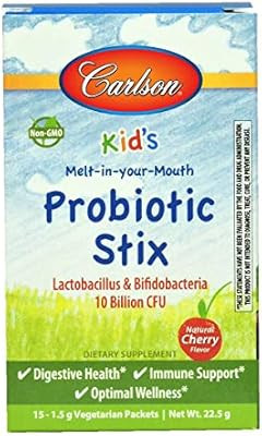 Kid's Probiotic Stix, Melt-in-Your-Mouth, 10 Billion CFU, Lactobacillus & Bifidobacteria, Digesti... | Amazon (US)