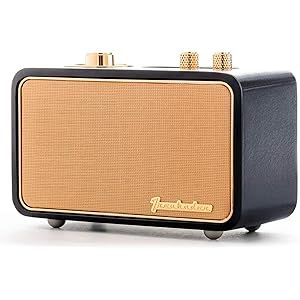 Vintage Bluetooth Speaker with Radio, TRENBADER.com Portable Wireless Speaker for Home Office Tra... | Amazon (US)