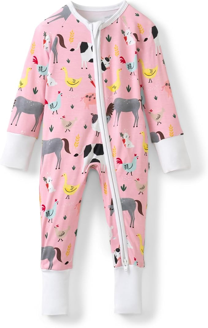 Little Sleepies Pajamas for Baby Boys & Girls, Viscose from Bamboo Baby Pajamas, Sleepers, 2-Way ... | Amazon (US)