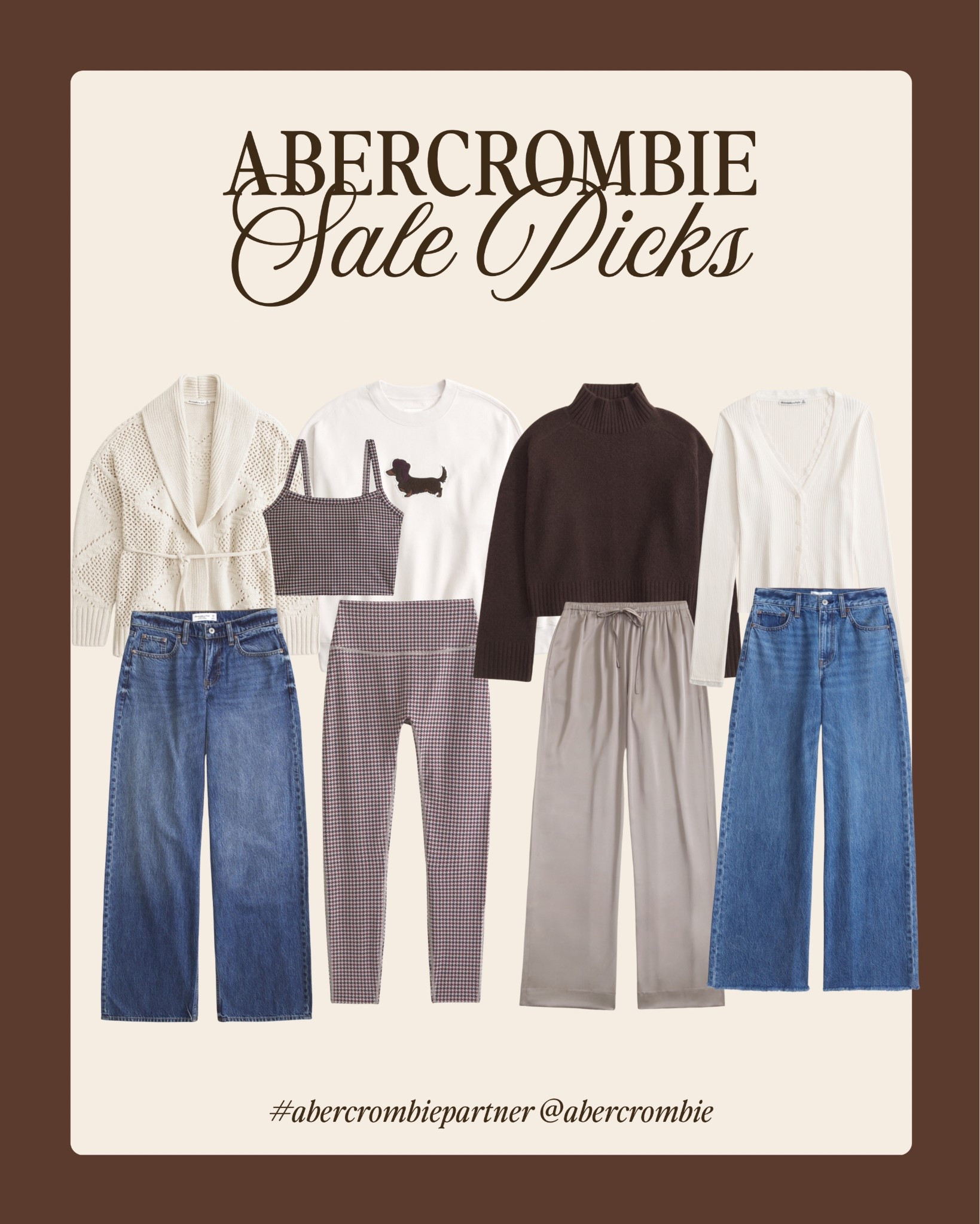 #abercrombiepartner 25 - 50% off everything plus stackable 15% off code: CYBERAF @abercrombie 

*Offer valid in stores and online from 11/24/2025-12/1/2025 in US/CA. Excludes clearance and gift cards. Online price reflects discount.

*Use code CYBERAF to get an additional 15% off everything in stores and online at checkout from 11/24/2025-12/1/2025 in US/CA. Excludes clearance and gift cards. See details online. 

#LTKCyberWeek #LTKSeasonal #LTKHoliday