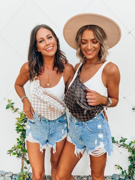 Checkered Bum Bags | She Is Boutique