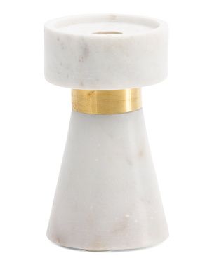 6in Marble Candle Holder | TJ Maxx