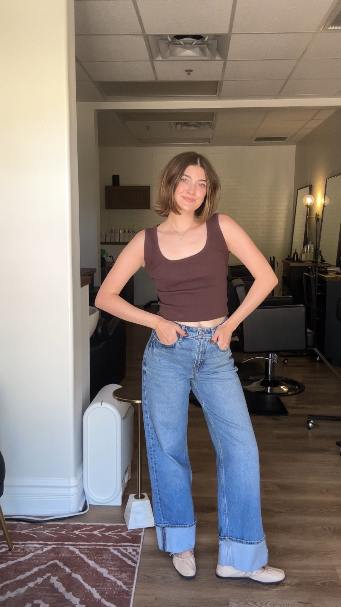 transitional summer/fall outfit & my new fav jeans! 

#LTKSaleAlert #LTKFindsUnder100 #LTKWorkwear