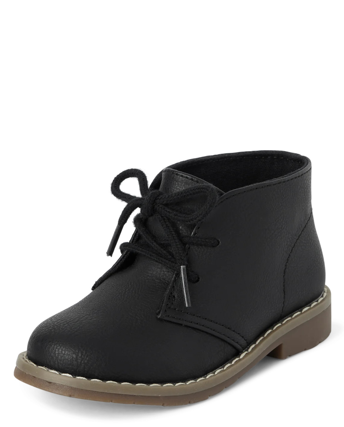 Toddler Boys Lace Up Boots - black | The Children's Place
