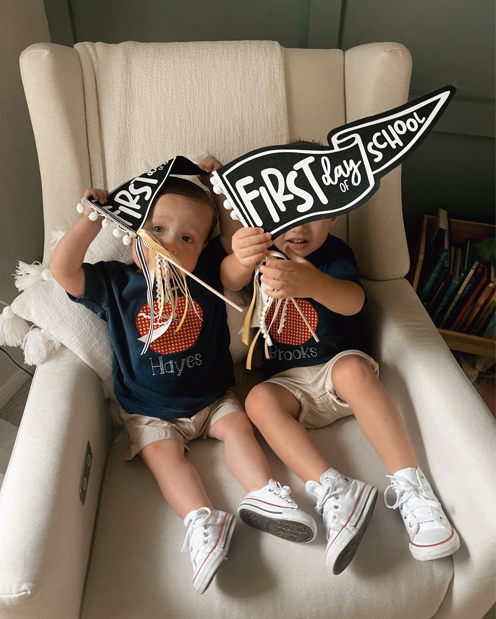 First Day of School!! How cute are they in their personalized matching back to school shirts 🍎 

#toddlerboys #backtoschool #firstdayofschool #mothersdayout #boyfashion #etsyfinds 

#LTKBacktoSchool #LTKFindsUnder50 #LTKKids